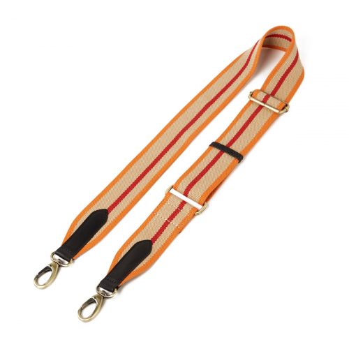 Alternative view of O My Bag Webbing Strap Orange & Red Black Classic Leather