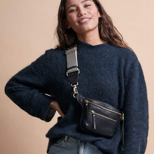 Alternative view of O My Bag Beck's Bum Bag Stromboli Leather - Black