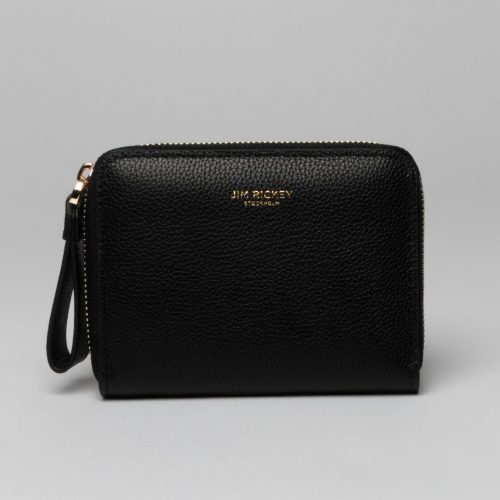 Jim Rickey Small Zip Wallet Grained Leather
