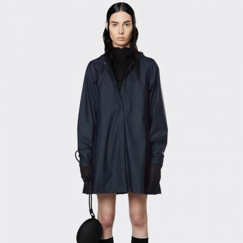 Rains A-line Jacket Navy