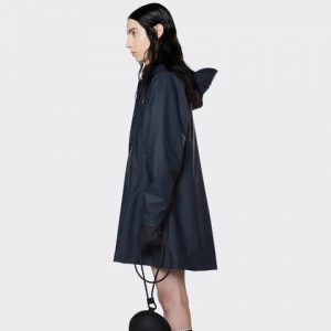 Alternative view of Rains A-line Jacket Navy
