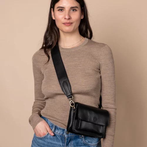 Alternative view of O My Bag Harper Mini Classic Leather - Black