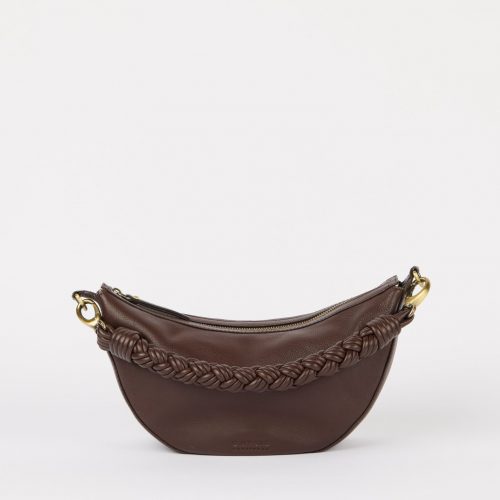 O My Bag Leo Soft Grain Leather - Chocolate