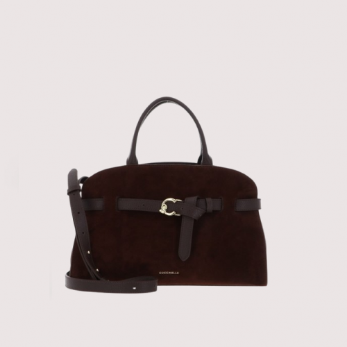 Coccinelle Sabine Suede Grained Leather Handbag