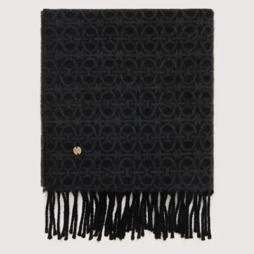 Coccinelle Monogram Wool Scarf 40 x 180