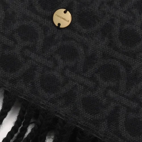 Alternative view of Coccinelle Monogram Wool Scarf 40 x 180