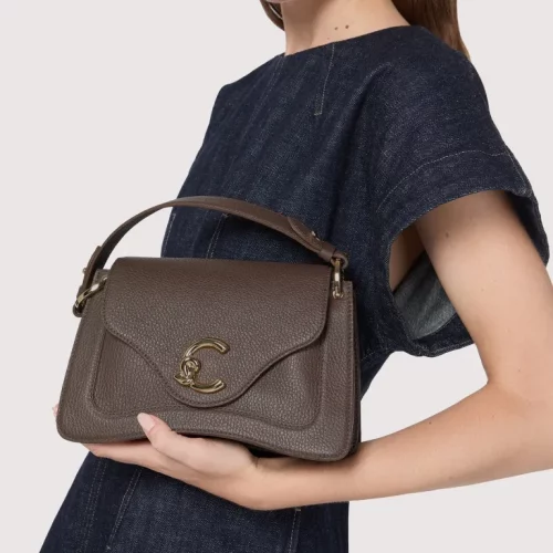 Alternative view of Coccinelle C-Me Small Grained Leather Handbag